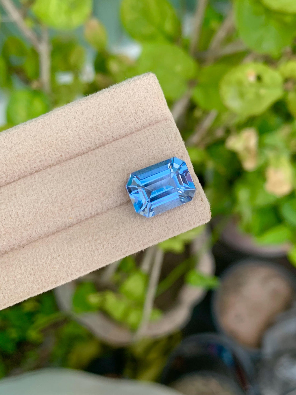 Santa Maria Aquamarine Gemstone: Loose Emerald Cut, 5.05 CT, March Birthstone