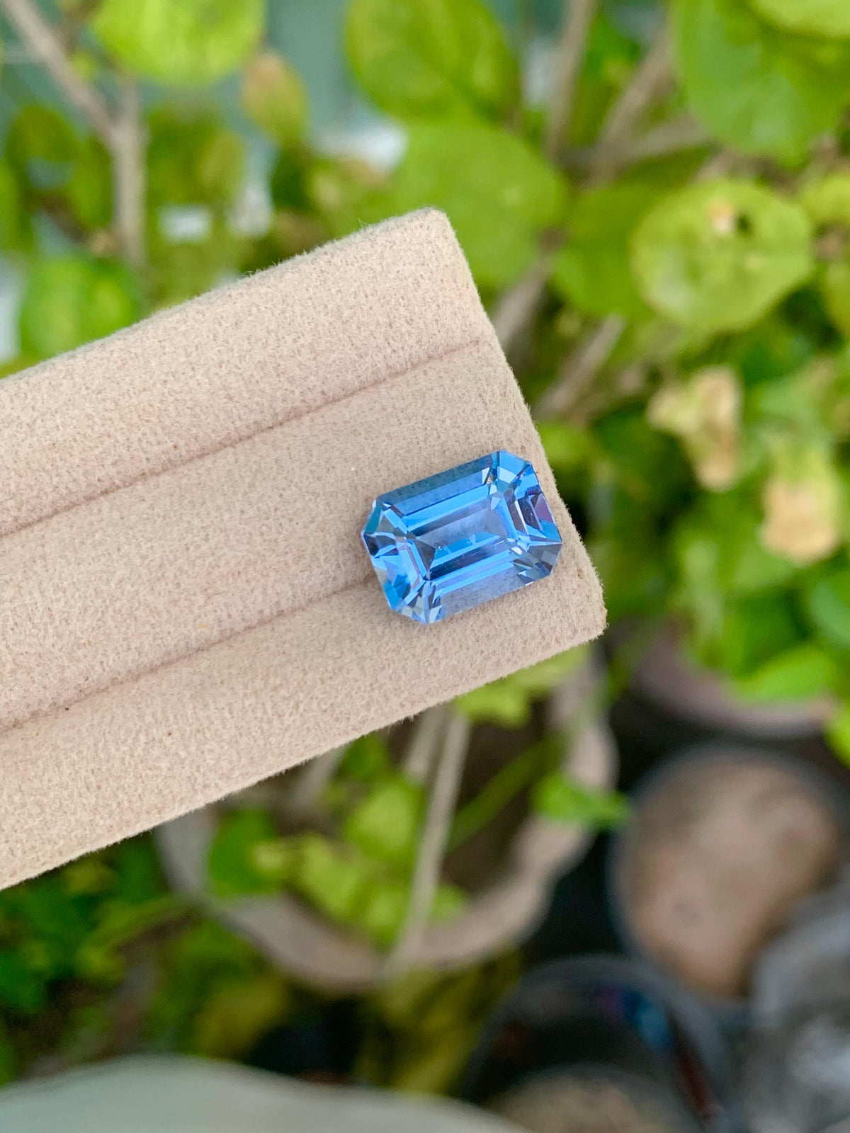 Santa Maria Aquamarine Gemstone: Loose Emerald Cut, 5.05 CT, March Birthstone