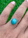 Grandidierite Cabochon: Rare Bluish-paraba colour Gemstone from Madagascar (7.25 CT