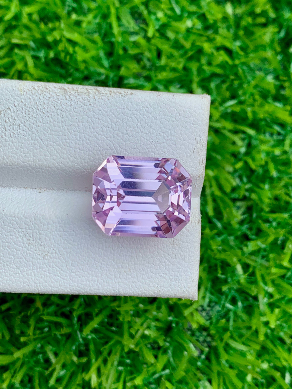 AAA Pink Kunzite Gemstone: Emerald Cut, 17.15 CT, November Birthstone