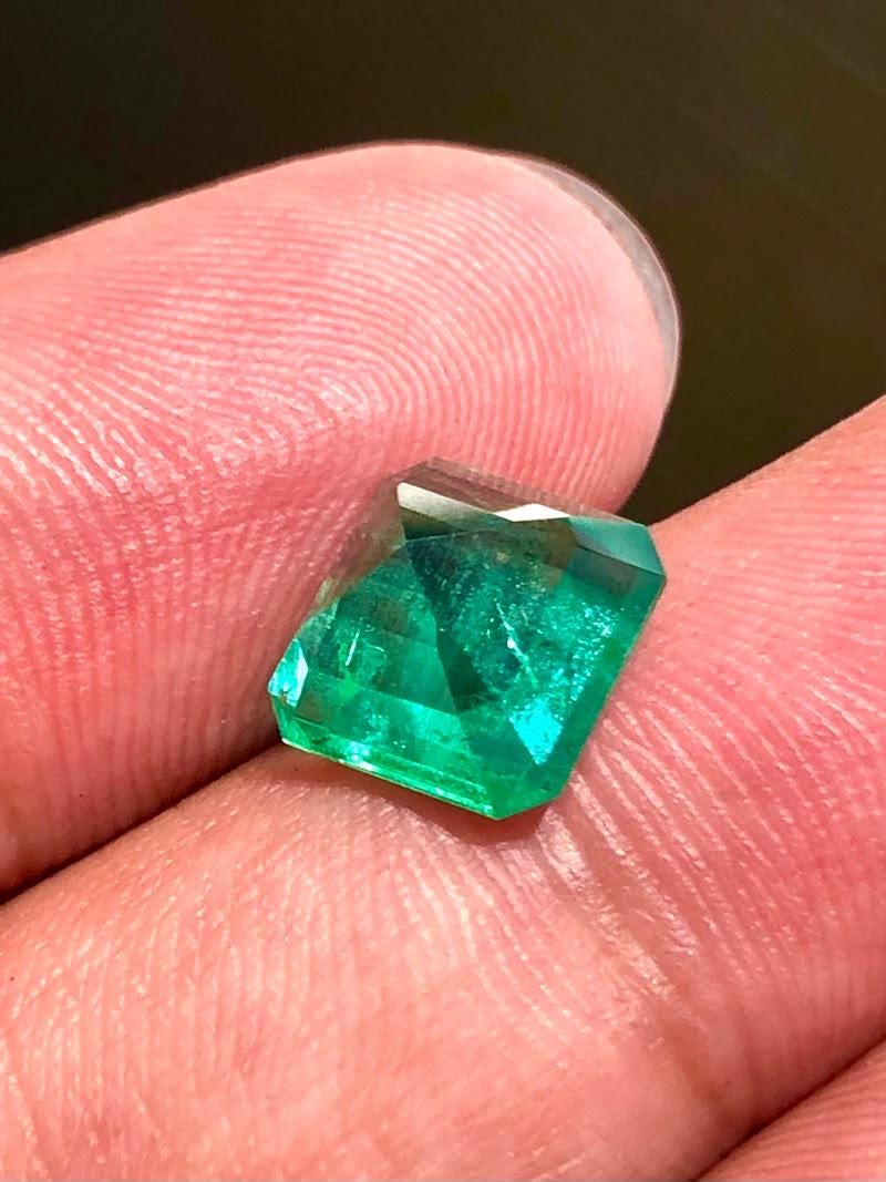 GRS Certified Natural Emerald Loose Gemstone:  from Brazil mines