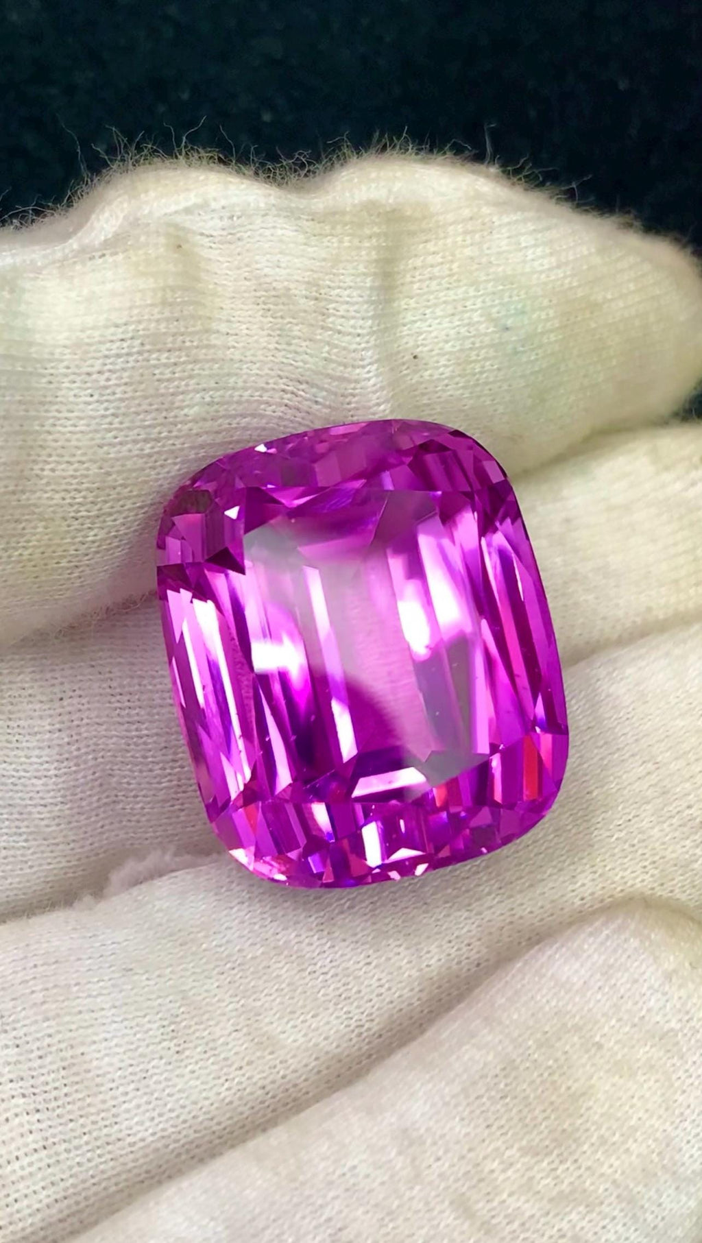 Pink Kunzite 65.20ct Cushion Cut Gemstone from Afghanistan – Elegant Sparkling Pink Gem