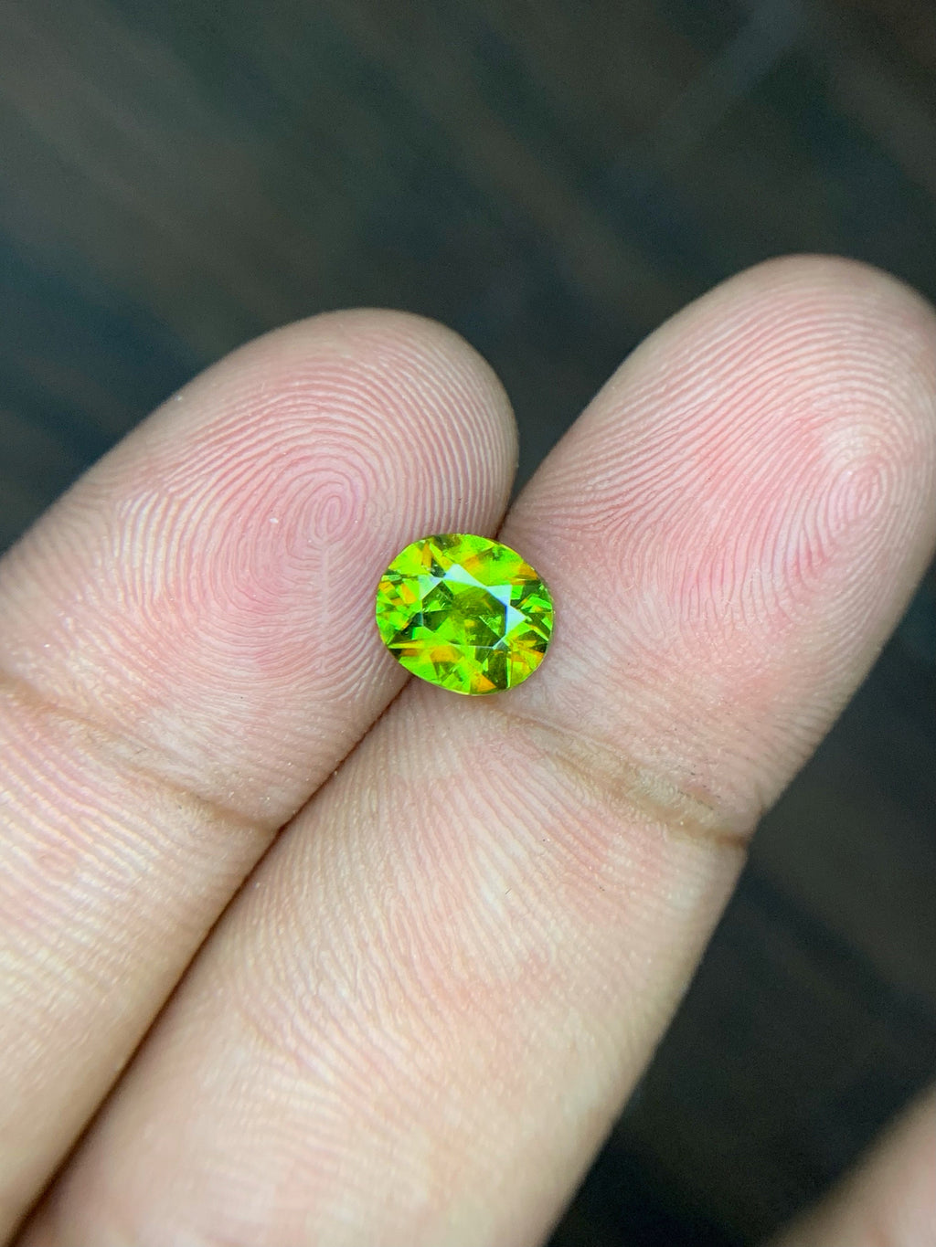 1.10 CT Natural Sphene Gemstone: Oval Cut, Himalayan Origin