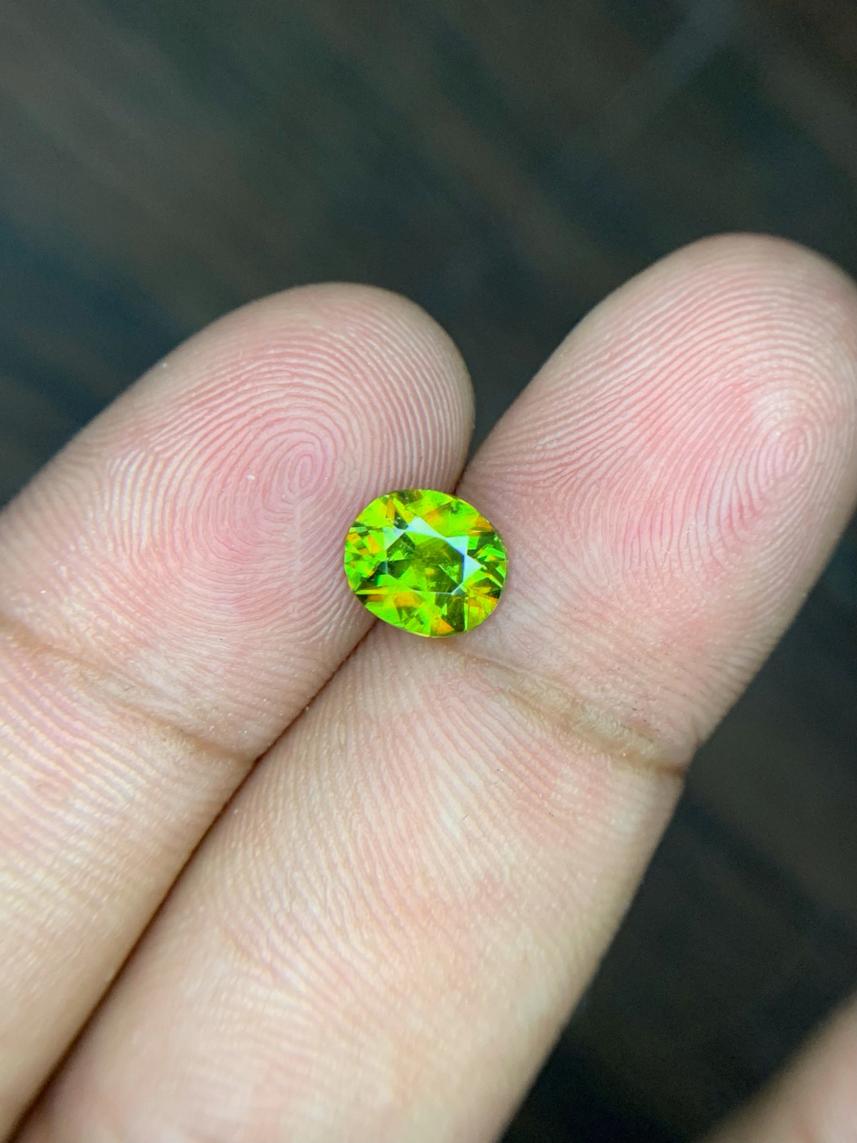 1.10 CT Natural Sphene Gemstone: Oval Cut, Himalayan Origin