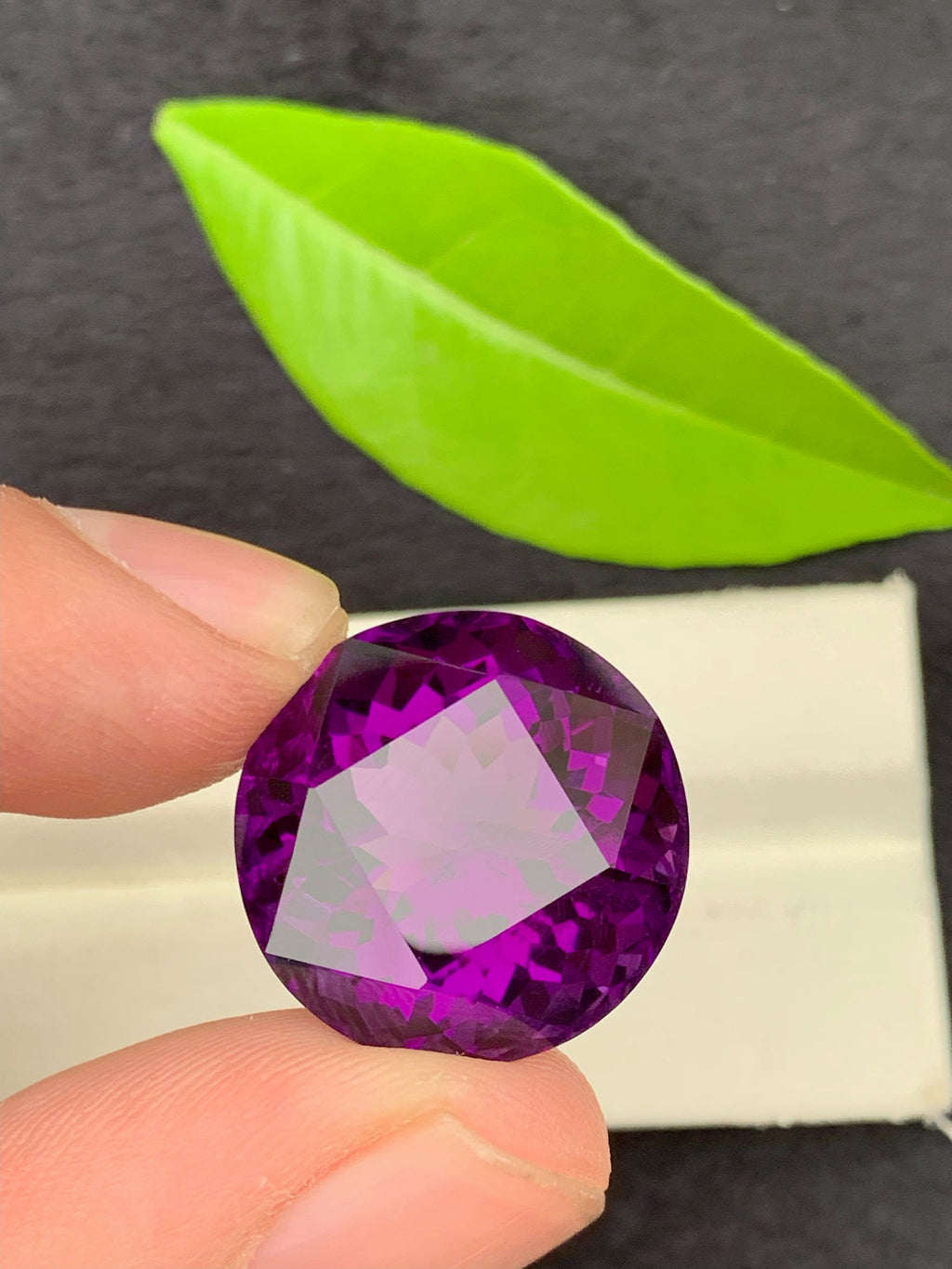 Fancy Cut Natural Amethyst Loose Gemstone - 37 carats