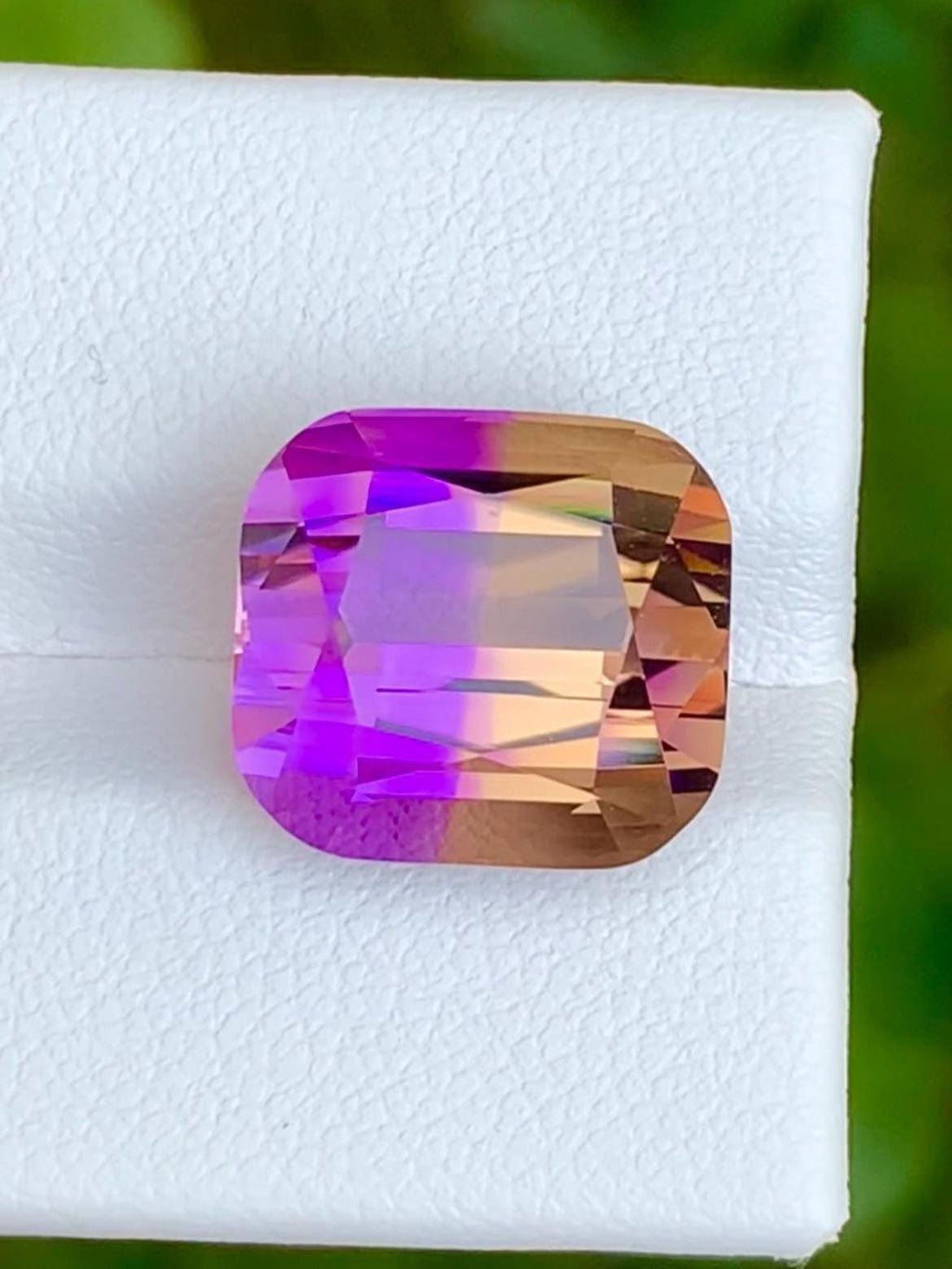 Bi-Color Ametrine 11.80ct Cushion Cut – Gemstone from Brazil