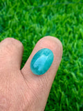 Grandidierite Gemstone Cabochon: Rare Bluish-Green Jewelry Stone, 11.60 CT