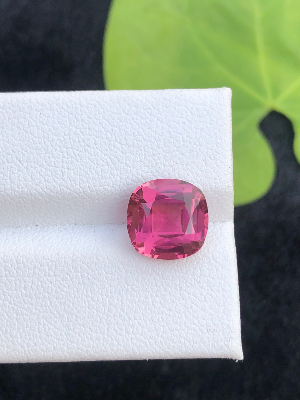 Natural Pink Tourmaline Gemstone: 3.95 CT Cushion Cut, October Birthstone
