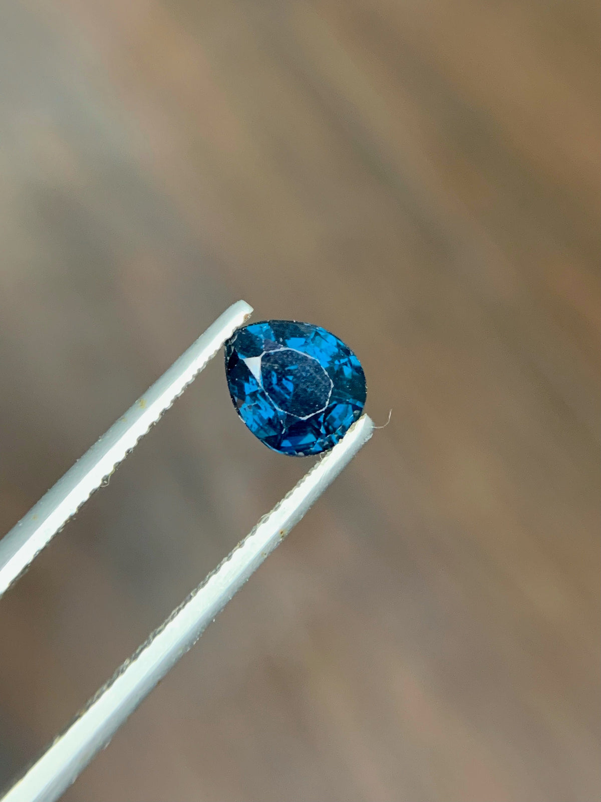 Deep Blue Spinel Gemstone, Faceted Spinel Stone, August Birthstone, 1.55 CT