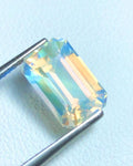 Rainbow Moonstone 3.29ct Emerald Cut Loose Gemstone – Madagascar