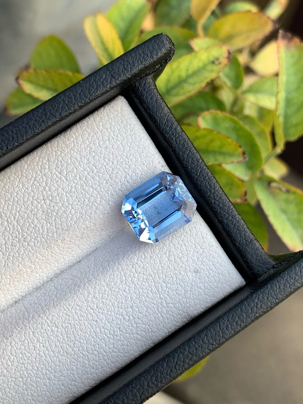 Santa Maria Blue Aquamarine Gemstone: Emerald Cut, 3.30 Carats