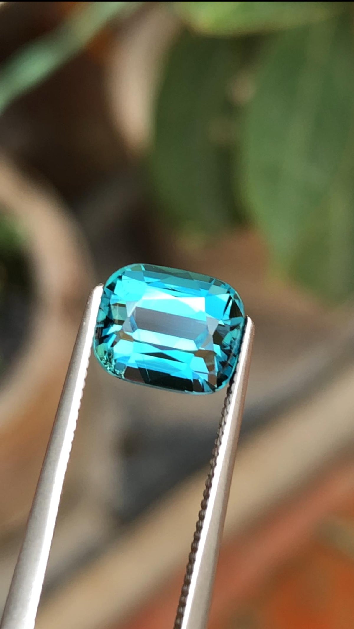 Natural Lagoon Tourmaline Cushion Cut – 2.70 Carat from Afghanistan