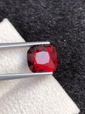 Rhodolite Garnet 3.98ct Cushion Cut Raspberry Pink from Tanzania