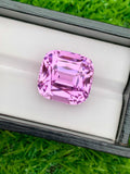 Lilac Pink Kunzite Gemstone: 40.35 CT Cushion Cut, Afghanistan Origin