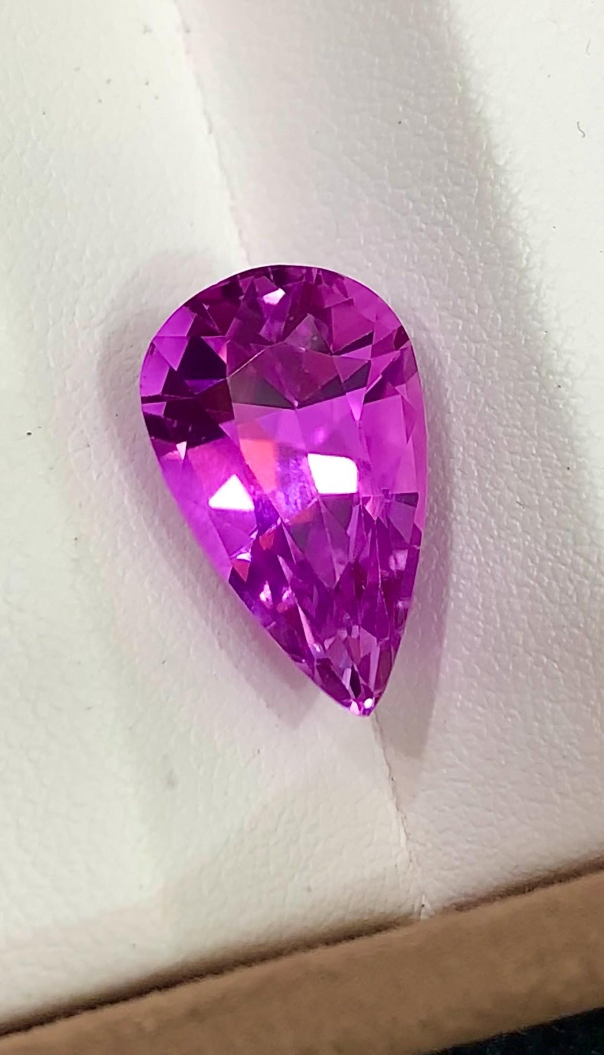 Deep Pink Kunzite 11.60 CT Pear Cut - From Afghanistan