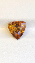 Trichroic Sphene Gemstone: 1.65 CT Trillion Cut, Zagi Mine