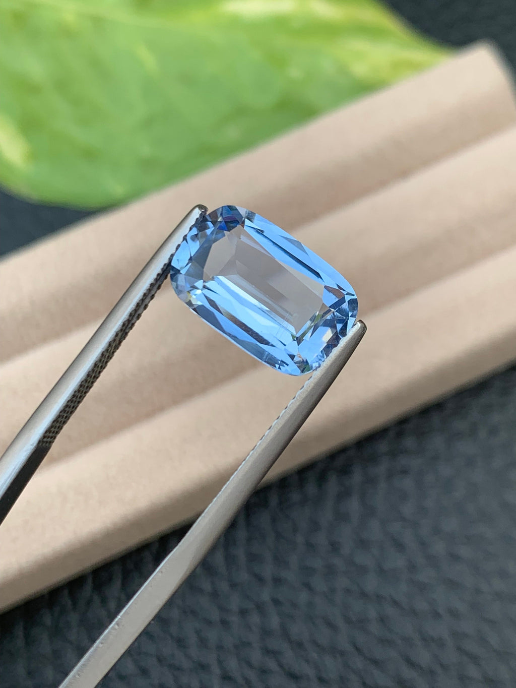 Santa Maria Aquamarine Gemstone: 4.30 CT Brazilian Cushion Cut Stone