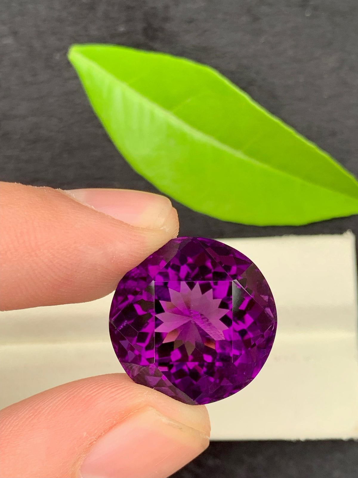 Fancy Cut Natural Amethyst Loose Gemstone - 37 carats