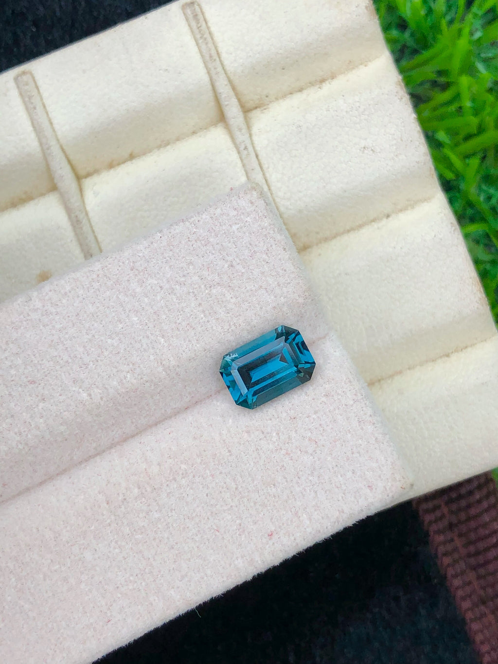 Blue Lagoon Tourmaline Gemstone: Emerald Cut, 1.40 CT, Afghanistan