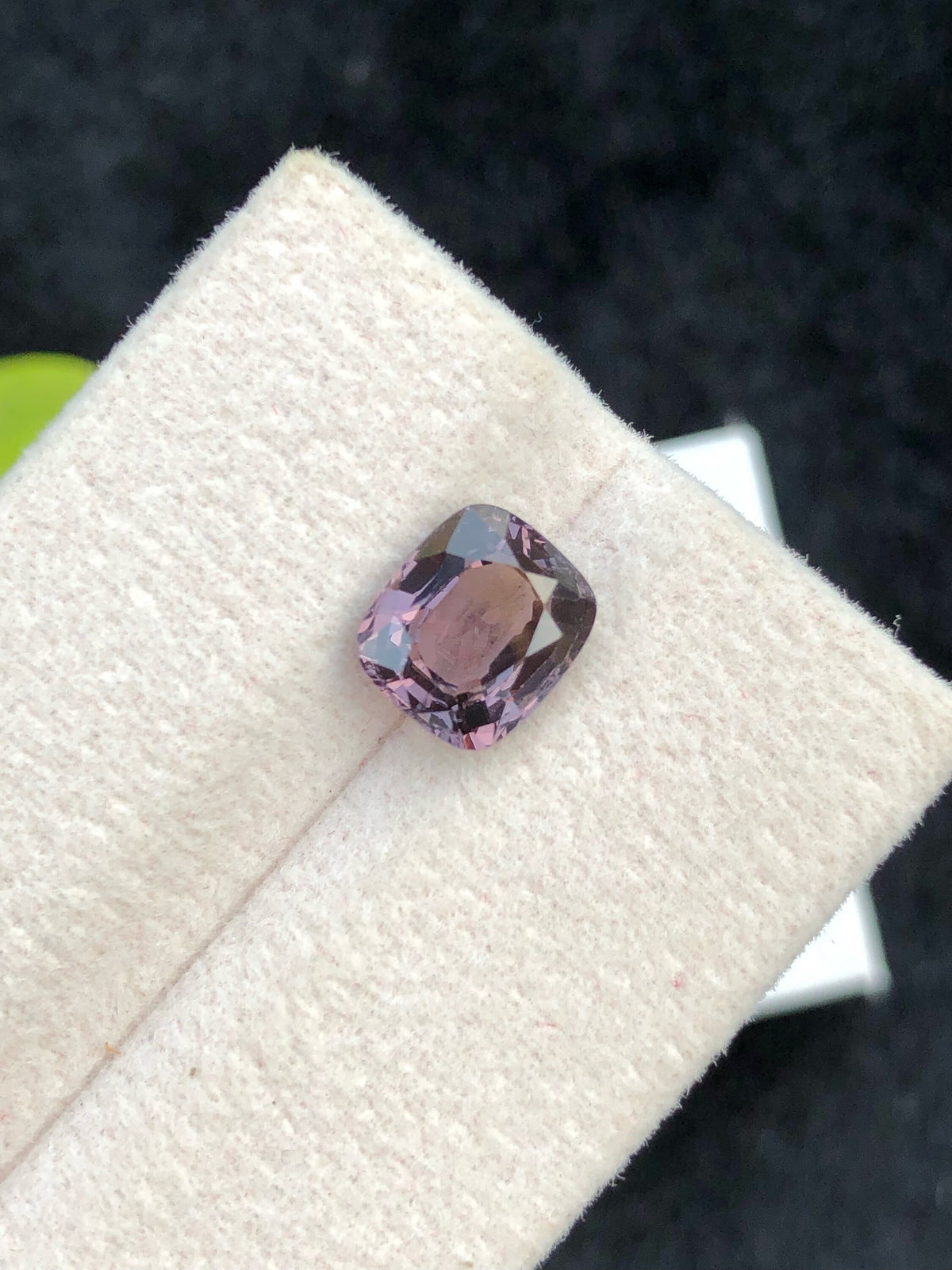 Grayish Pink Spinel Loose Gemstone: 2.25 CT Cushion Cut