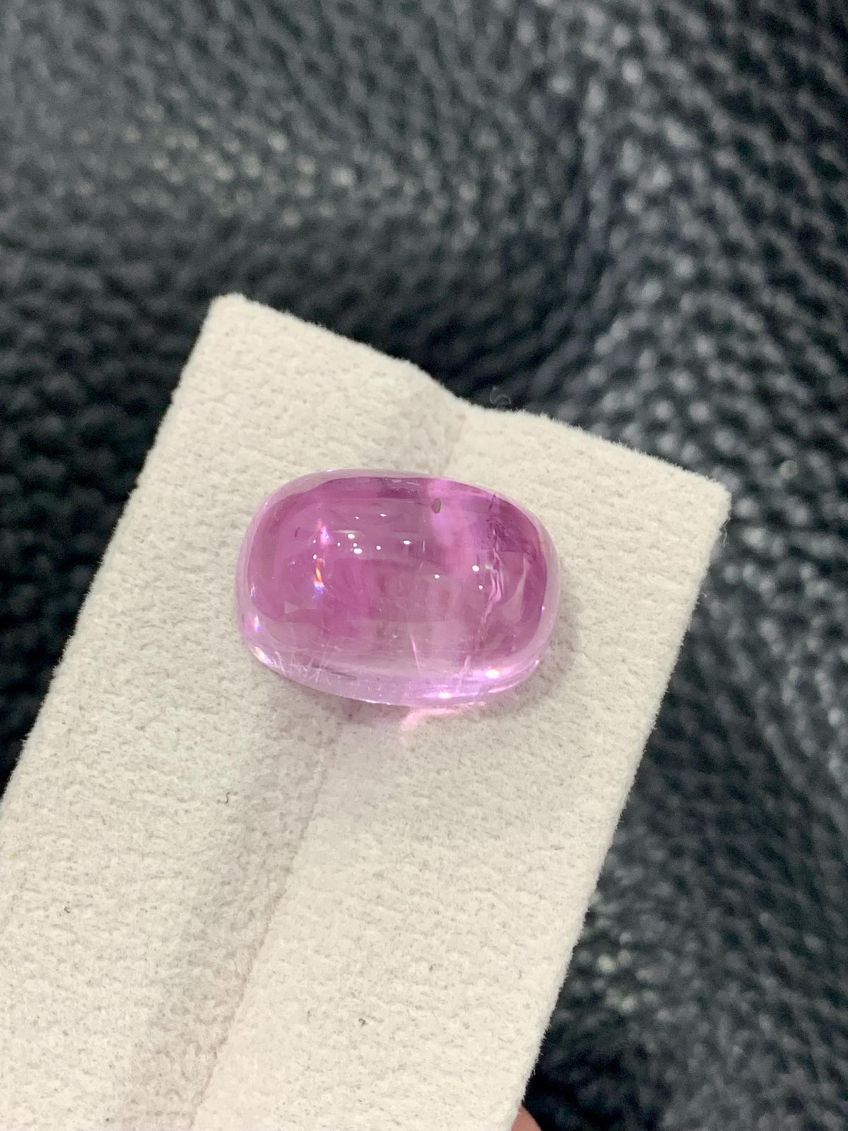 Kunzite 24.15ct Cabochon Oval — Afghanistan | Soft Pink, Elegant Lapidary Grade