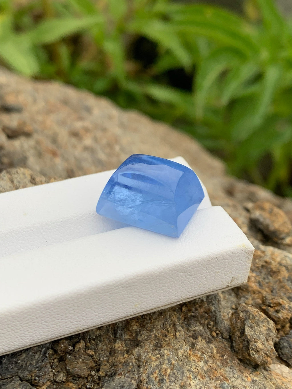 Santa Maria Aquamarine Cabochon: 24.15 CT Deep Blue Gemstone