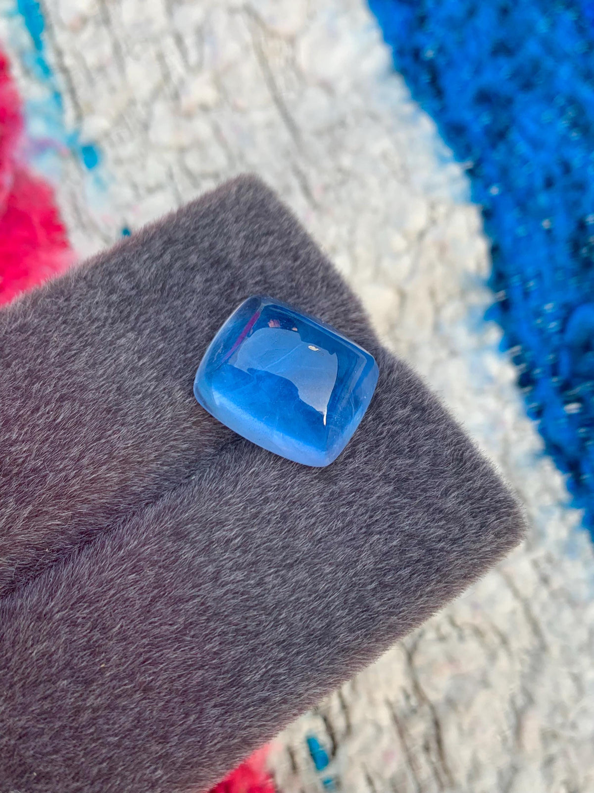 Santa Maria Aquamarine Cabochon: 22.90 Carat Gemstone