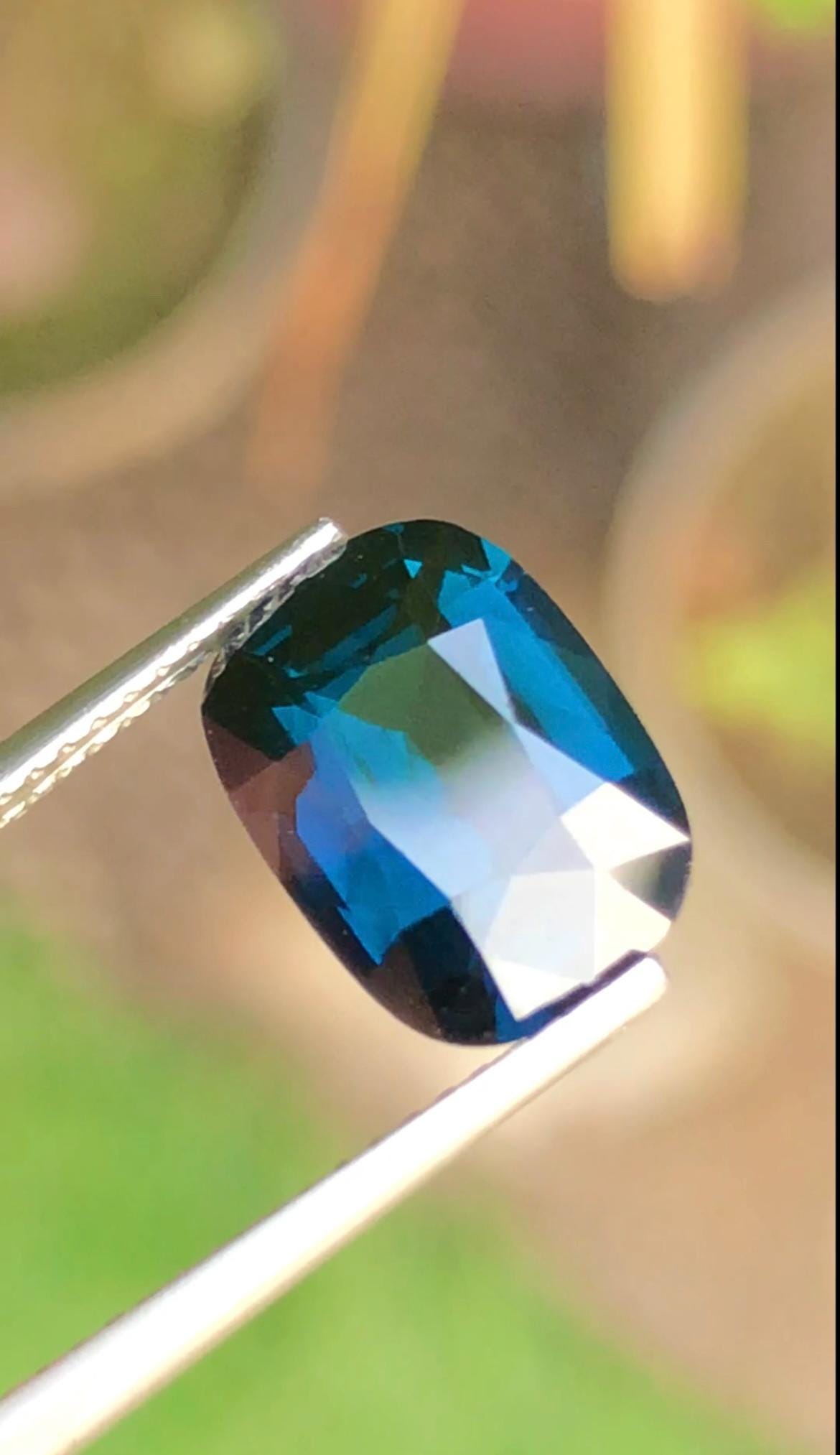 Natural Cobalt Spinel 3.62 Ct in Cushion Cut From Tanzania