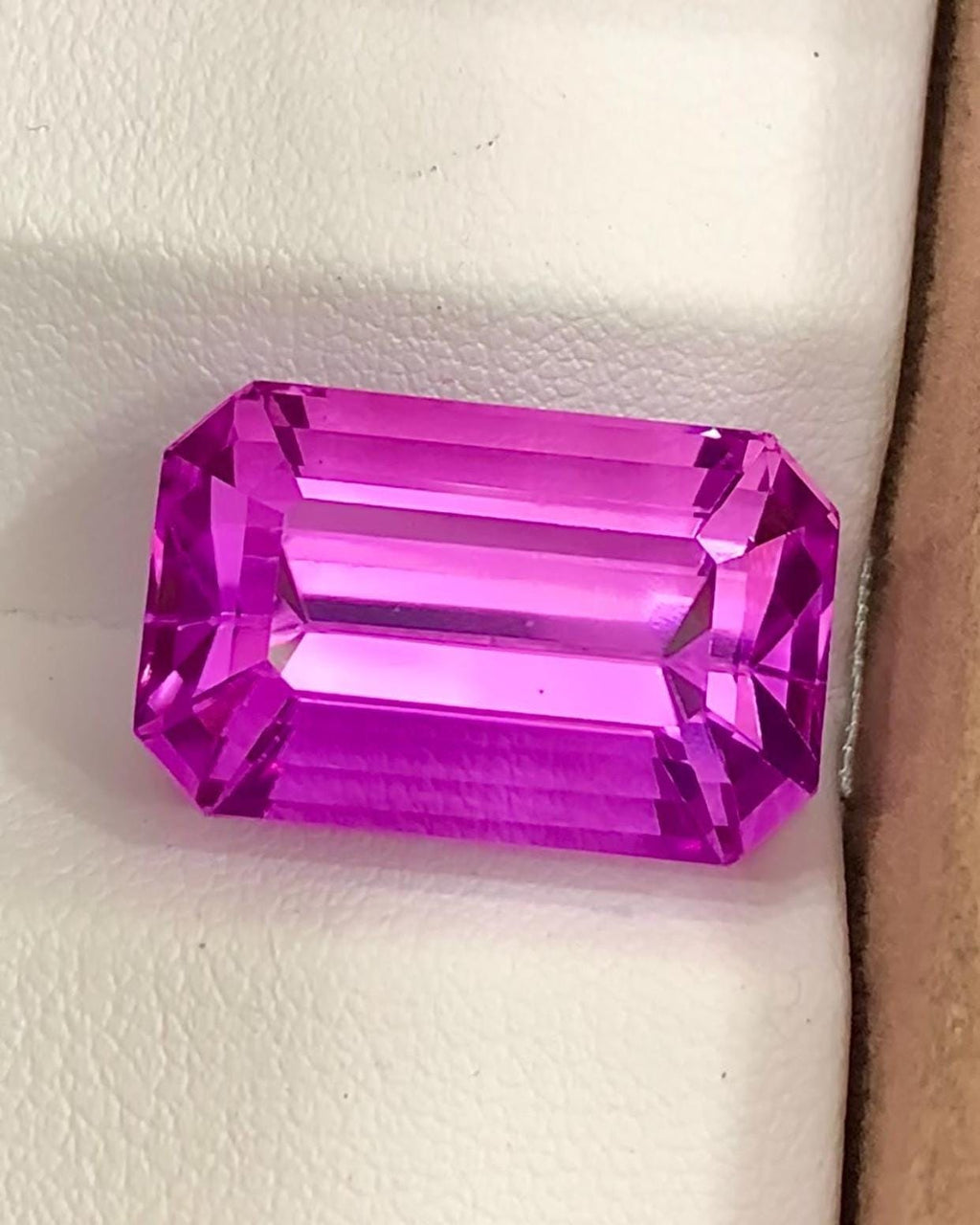 Pink Kunzite 27.95 Carat Emerald Cut Loose Gemstone – from Afghanistan