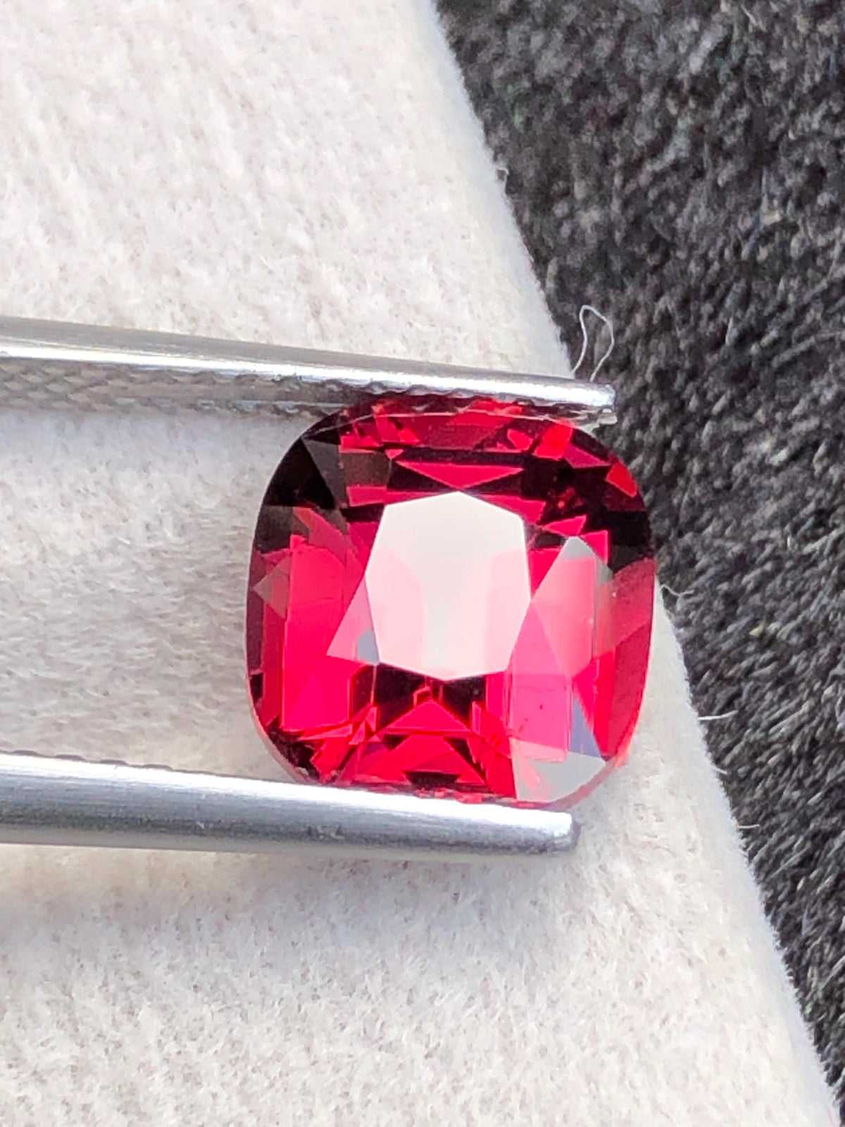 Rhodolite Garnet 3.17ct Cushion Cut – Tanzanian Gemstone