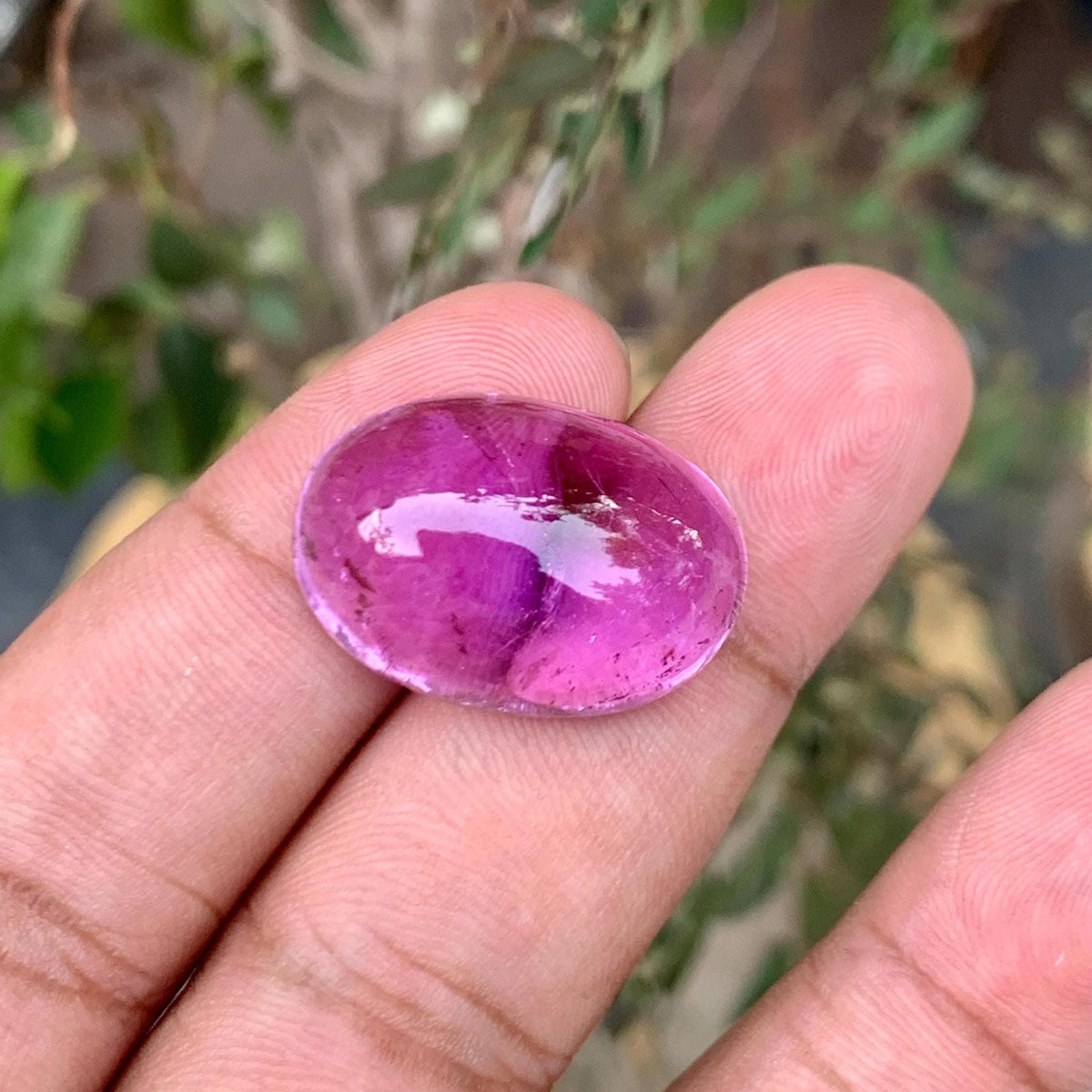Pink Kunzite 36.55ct Cabochon Loose Gemstone – Pastel Transparent Afghan Spodumene