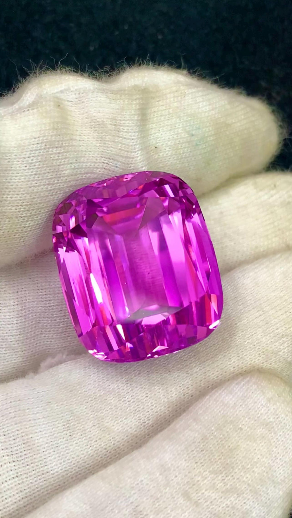 Pink Kunzite 65.20ct Cushion Cut Gemstone from Afghanistan – Elegant Sparkling Pink Gem