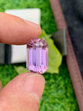Natural Pink Kunzite Gemstone: Emerald Cut, 19.25 Carat