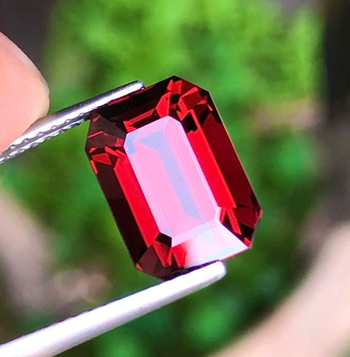 Certified Orangy Red 6.06 Cts Tanzanian ALMANDINE GARNET,Top Grade Gem