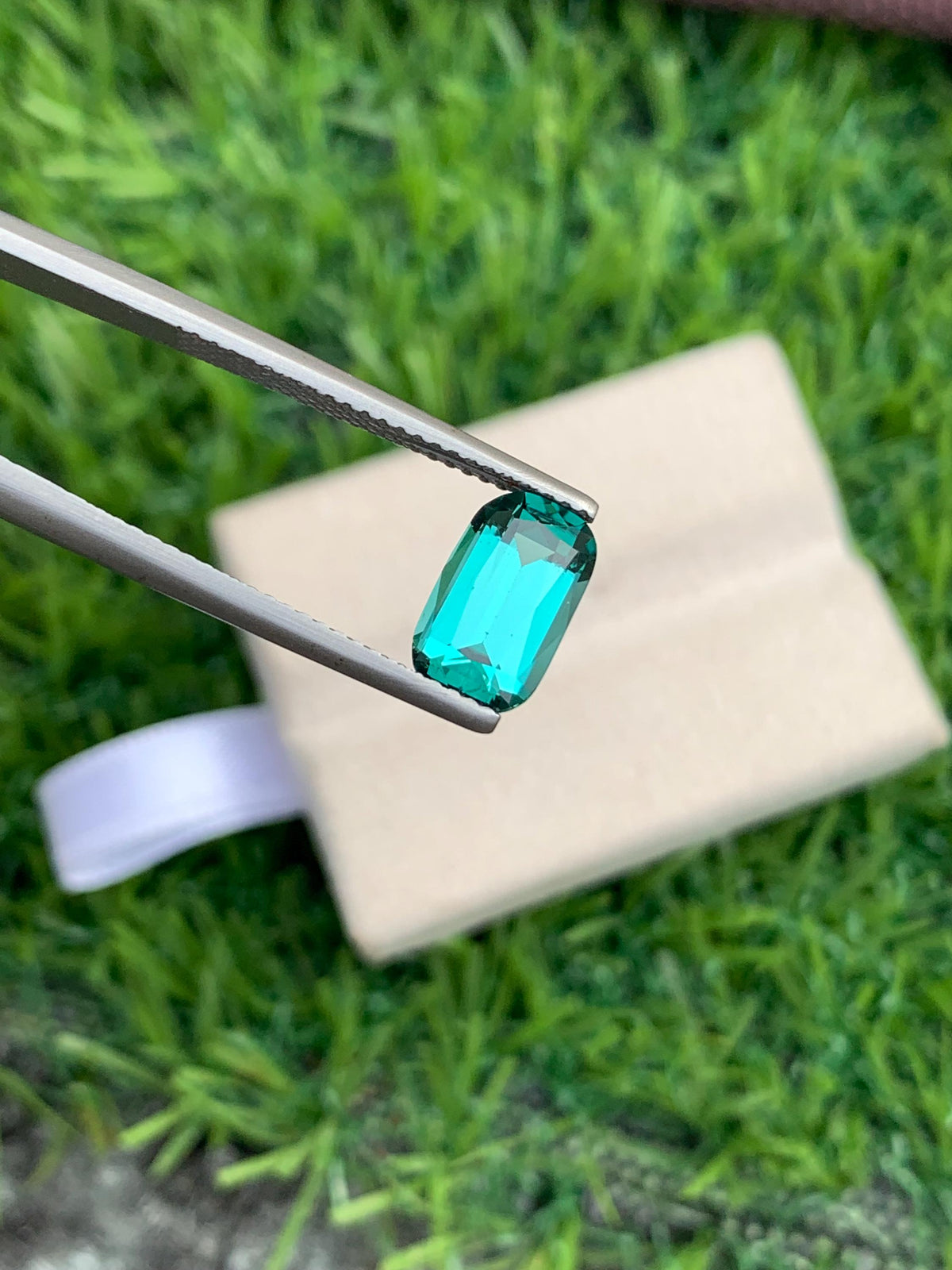 Blue Lagoon Tourmaline Gemstone: 2.10 CT Cushion Cut, Afghanistan Origin