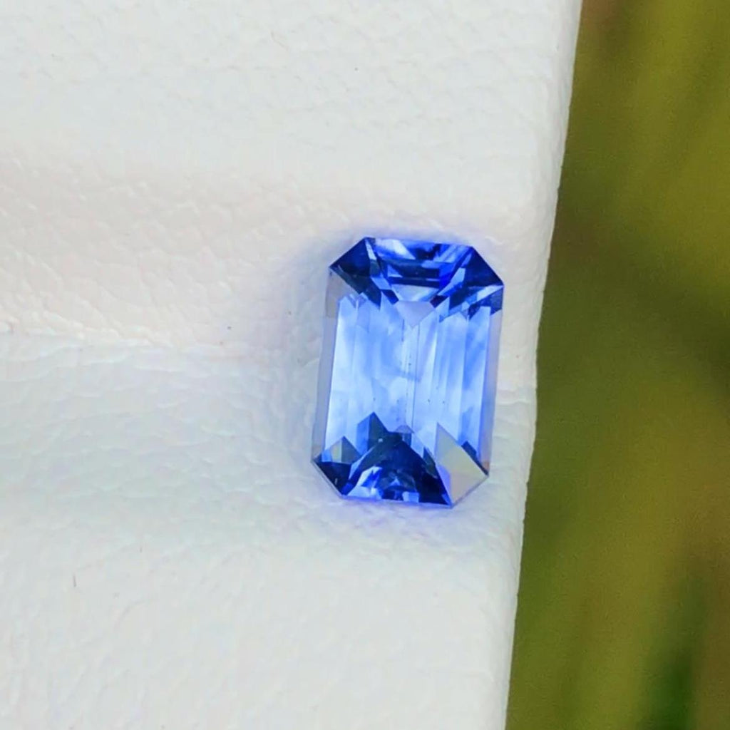 Royal Blue Sapphire 1.00ct Emerald-Octagonal Cut