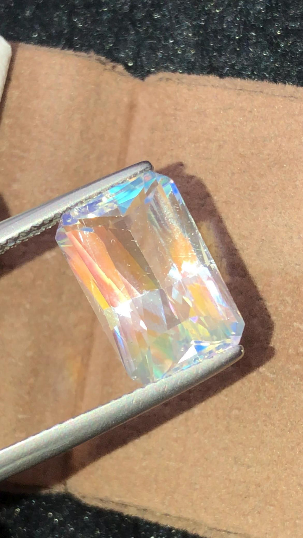 Rainbow Moonstone 4.51 Carat - Fancy Cut Gemstone From Madagascar