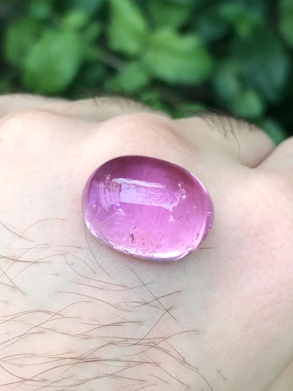 Pink Kunzite 24.94 Carat Polished Cabochon from Afghanistan – Gemstone Collector’s Piece