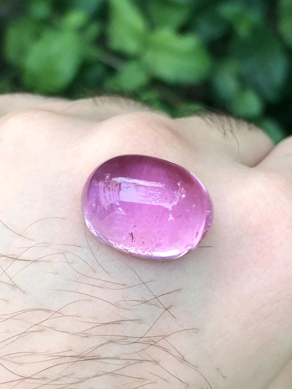 Pink Kunzite 24.94 Carat Polished Cabochon from Afghanistan – Gemstone Collector’s Piece