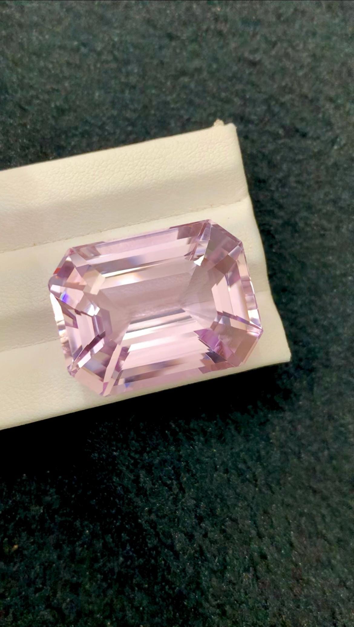 Pink Kunzite 63.30ct Emerald Cut Gem – Afghanistan