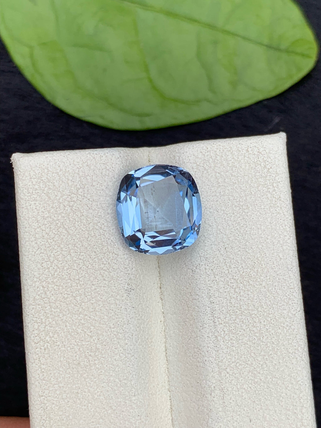 Santa Maria Blue Aquamarine Gemstone: 3.80 Carat Cushion Cut