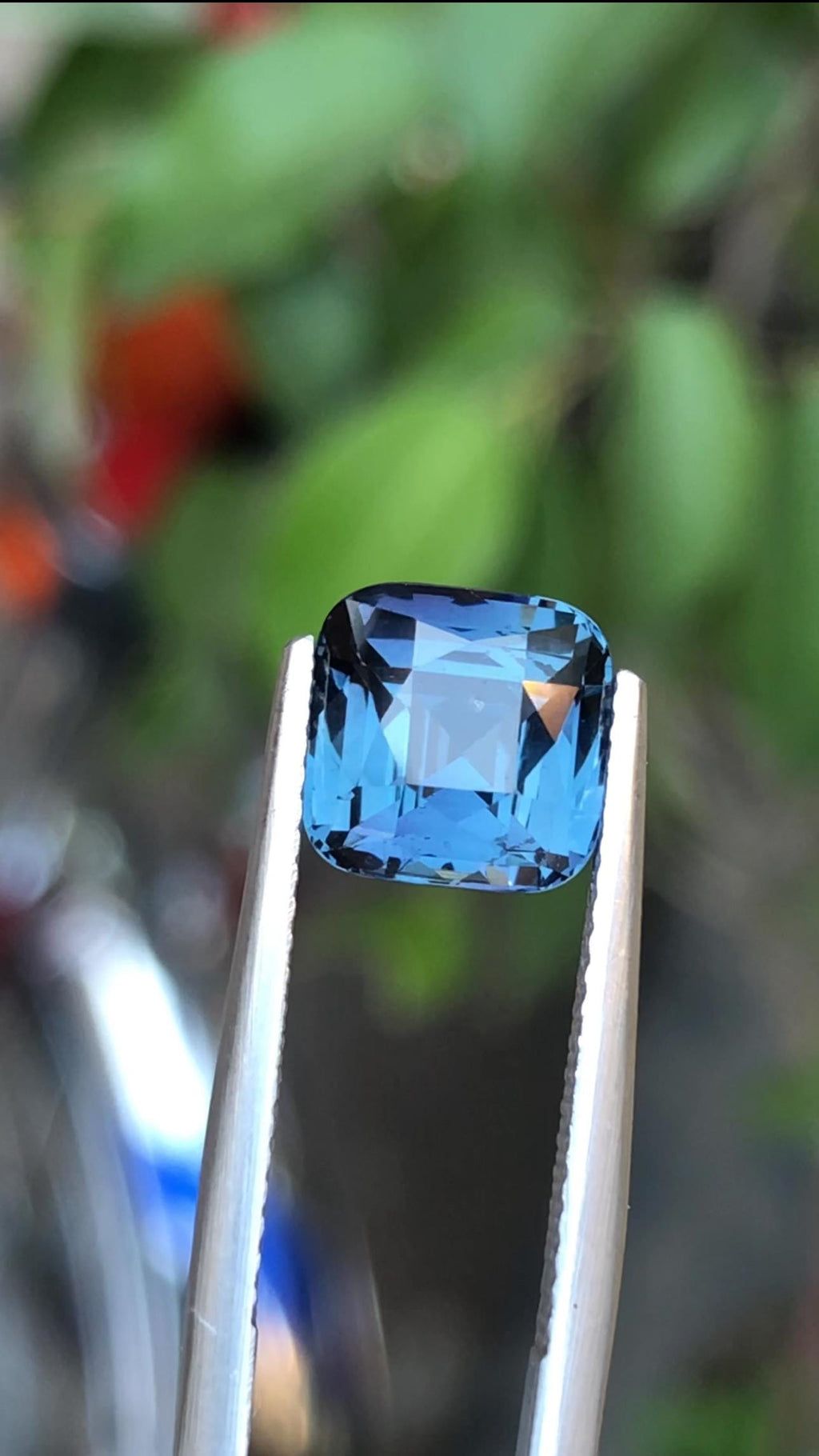Cobalt Blue Spinel: 3.09 CT Flawless Cushion Cut Gemstone