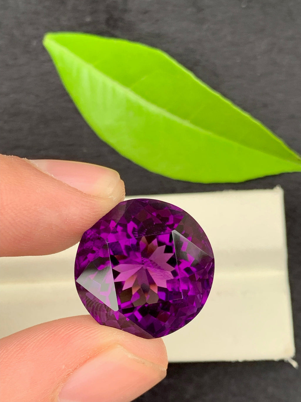 Fancy Cut Natural Amethyst Loose Gemstone - 37 carats
