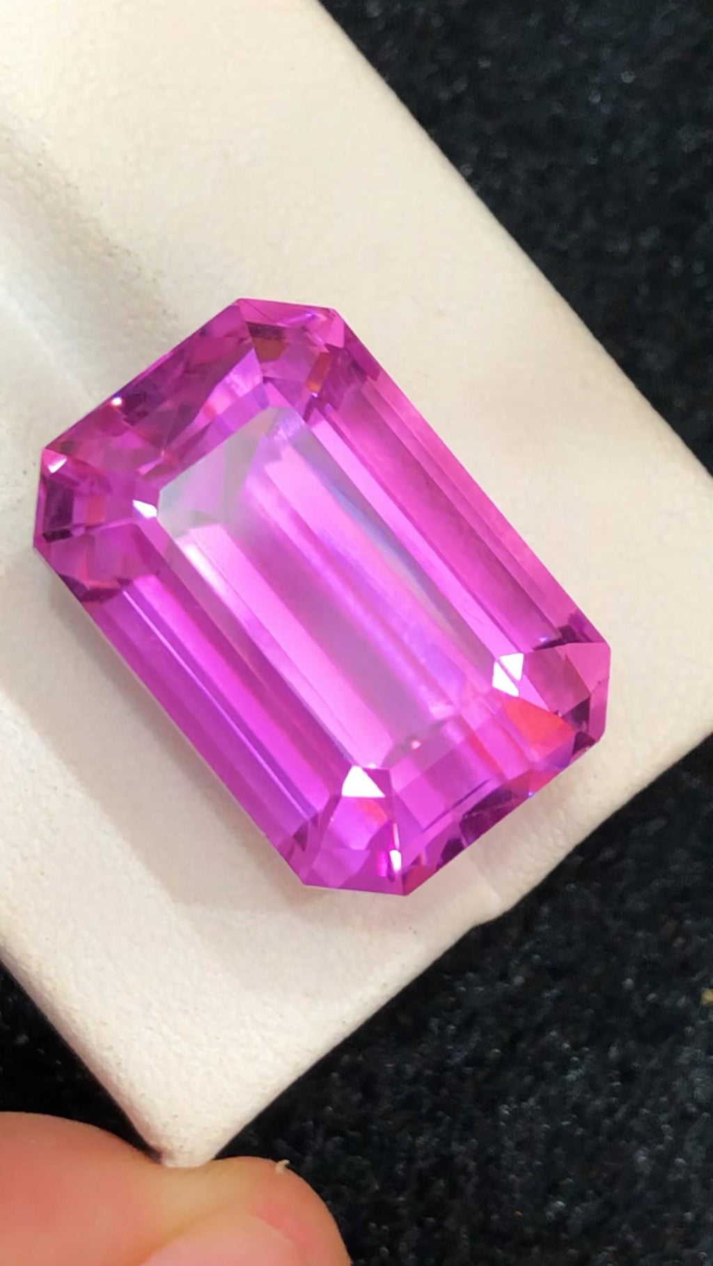 Pink Kunzite Emerald Cut – 38 Carats from Afghanistan