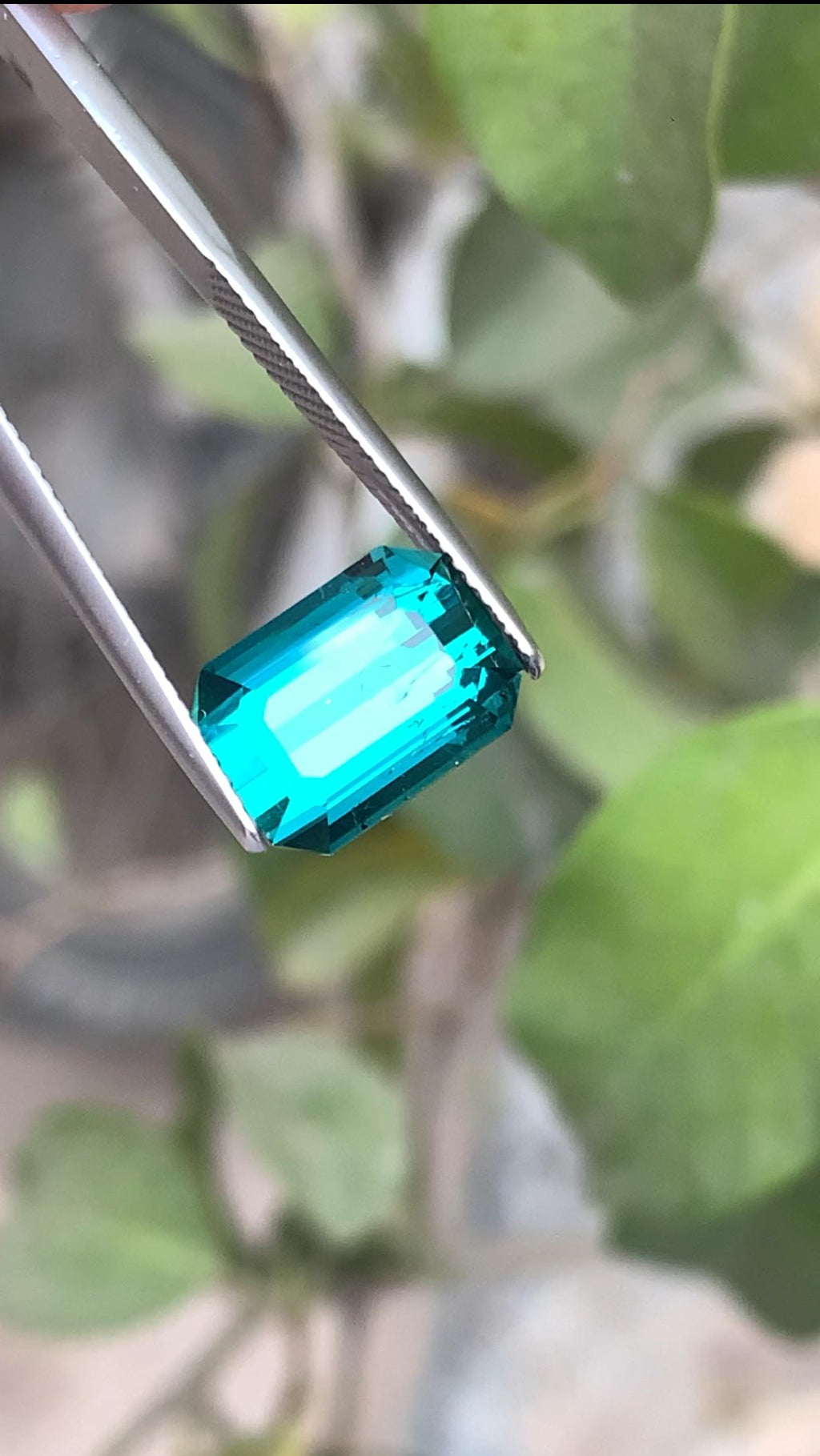 Lagoon Tourmaline Gemstone: Emerald Cut, 5.40 CT, Afghanistan Origin