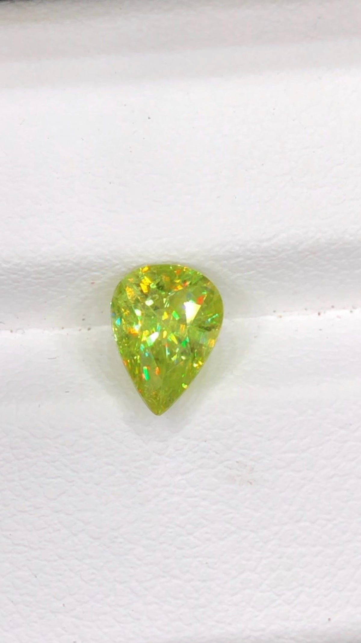 Pear Shape Sphene Gemstone: Natural Titanite, 1.60 CT