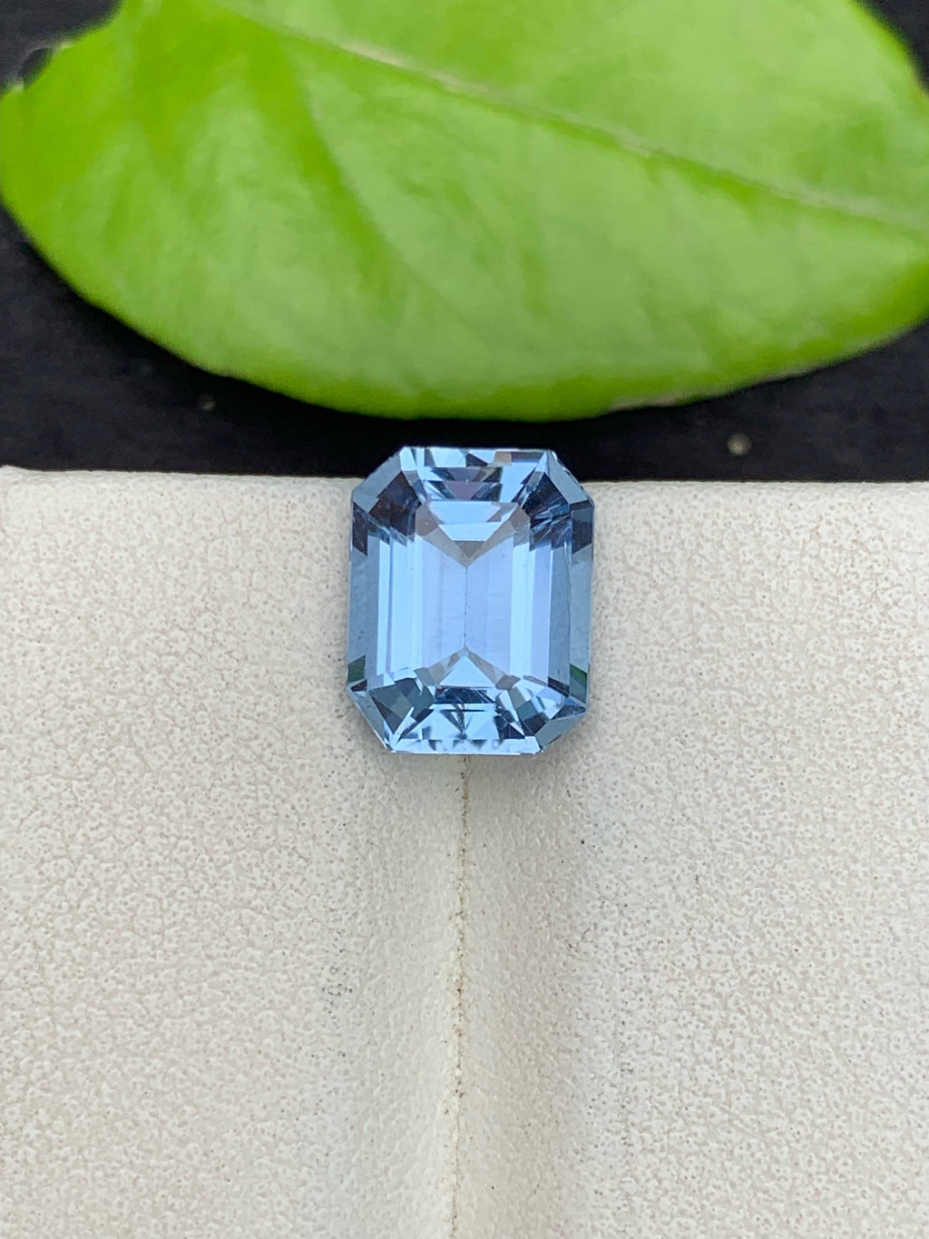 Santa Maria Blue Aquamarine Gemstone, Emerald Cut Beryl, 3.30 Carats