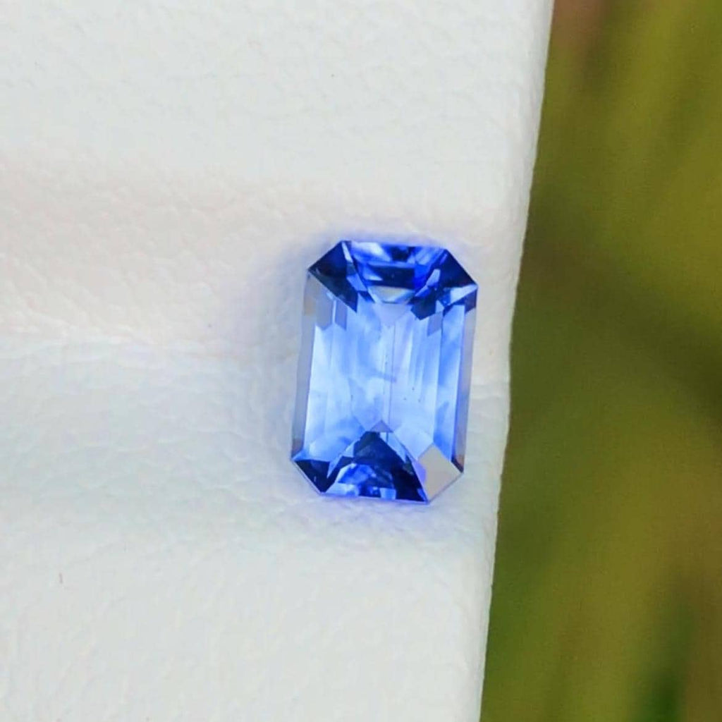 Royal Blue Sapphire 1.00ct Emerald-Octagonal Cut