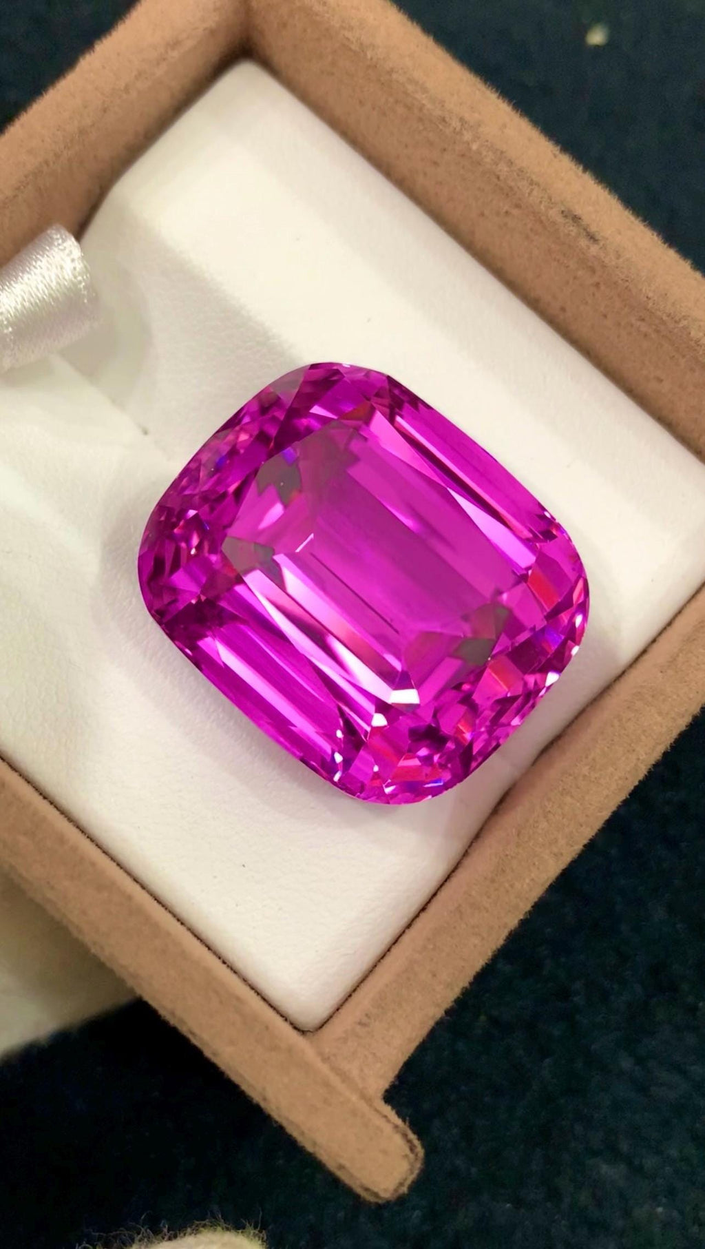 Pink Kunzite 102.30t Cushion Cut Gem - Big Size Kunzite from Afghanistan