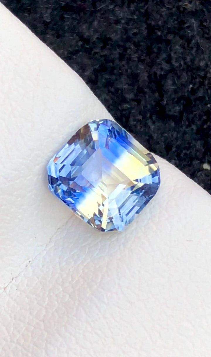 Bicolor Sapphire 2.04 Carat Octagonal Cut Loose Gem Sri Lanka Certified